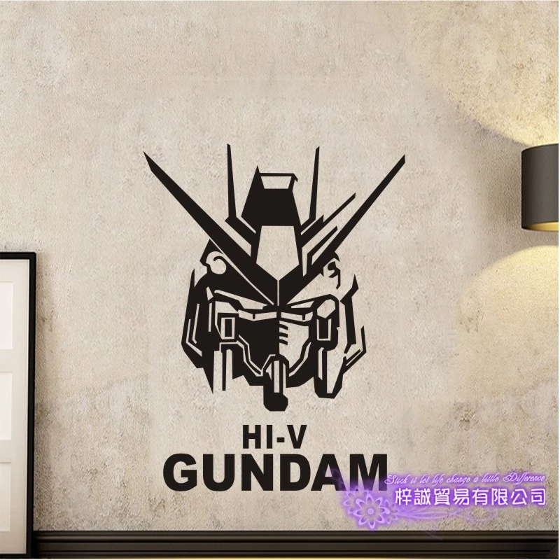Настенная Наклейка GUNDAM Виниловая наклейка на стену Декор домашнее декоративное