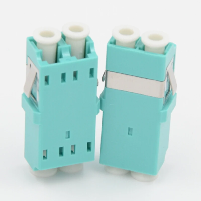 50PCS/lot LC/PC OM3/OM4 Duplex Optical Fiber Adapter Couplers | Мобильные телефоны и аксессуары