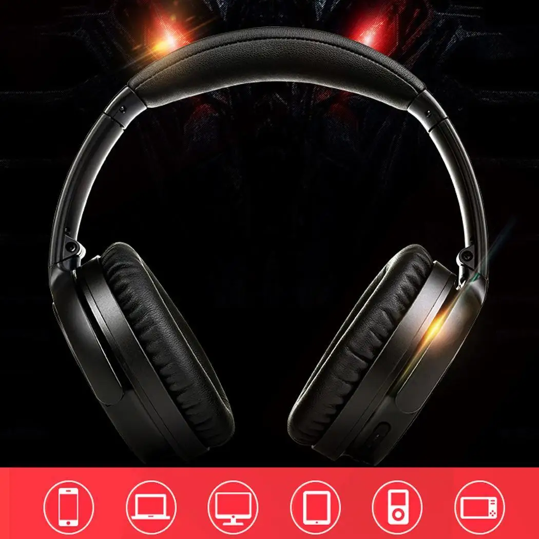 Активная шумоподавление Bluetooth гарнитура стерео Беспроводная 12 часов все