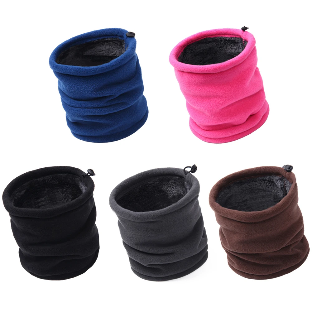 3в1 Зимний толстый теплый флис шеи теплые женские шарфы Снуды для мужчин Bufanda