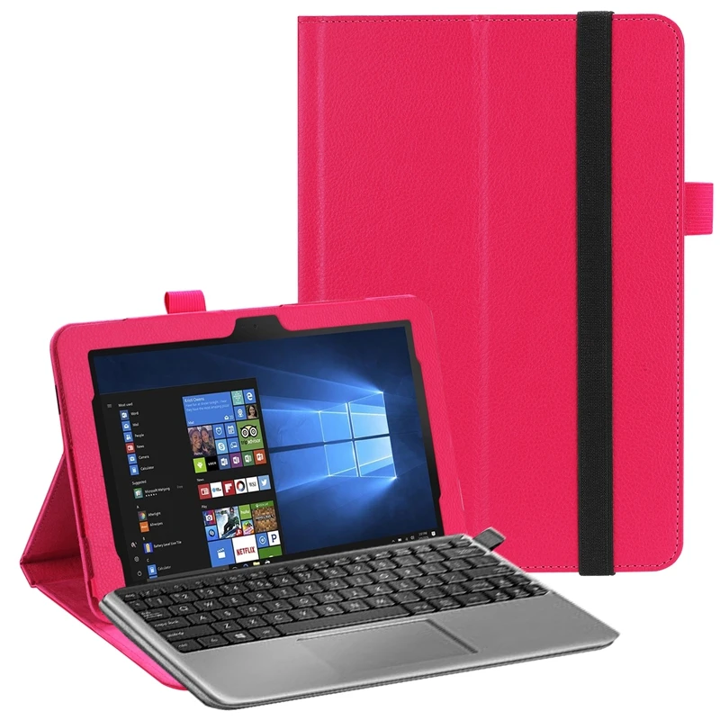 Деловой чехол Litchi из искусственной кожи для ASUS Transformer Book T103HAF чехол-книжка