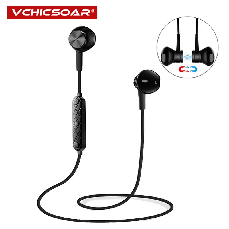 Vchicsoar i8 спортивные Беспроводной Bluetooth наушники V4.1 стерео Запуск магнит гарнитуры