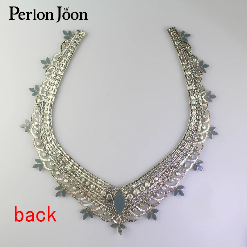 1 шт. большое Колье со стразами патч u-образный кристалл большой воротник Горячая