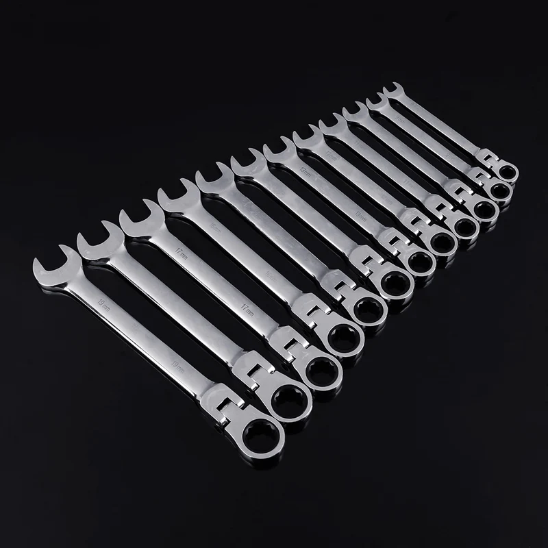 12 шт./компл. Авто гибкая головка рукава Комбинации Инструмент Храповым