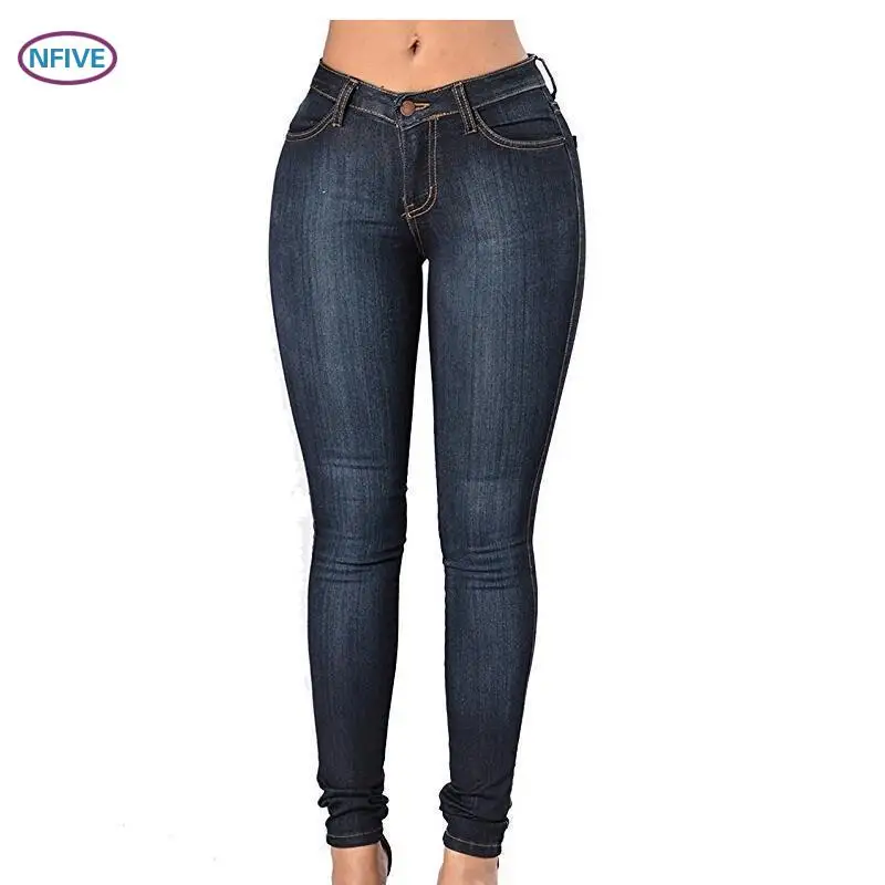 NFIVE бренд 2018 женские тонкие длинные джинсы в европейском и американском стиле