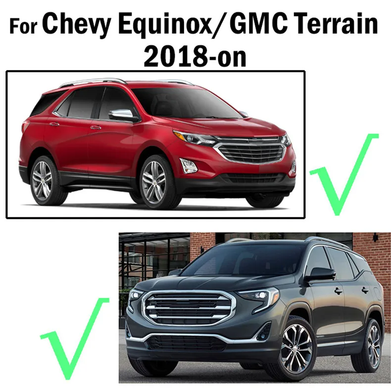 Обновленные кожаные автомобильные напольные коврики для GMC Land Chevrolet Chevy Equinox 2018