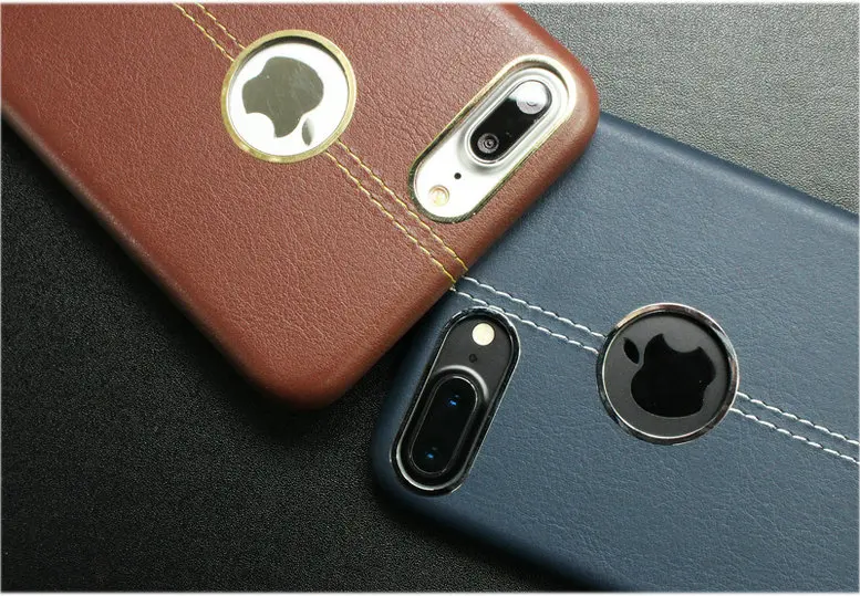 Clearance Fashion Luxury Phone Cases For iphone 7 Plus stitching Business Style Leather back Cell Shell Coque case Iphone |