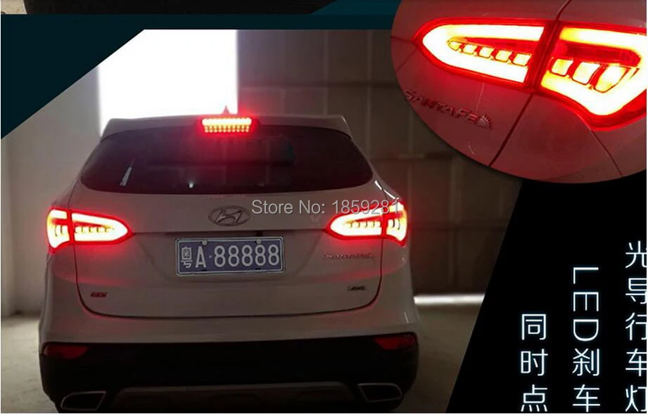 IX45 хвост светильник, Hyundai Santa Fe, 2013~,! Светодиодный, 4 шт./компл., IX45 задний светильник, IX45 туман светильник; Tucson, Santa Fe IX45