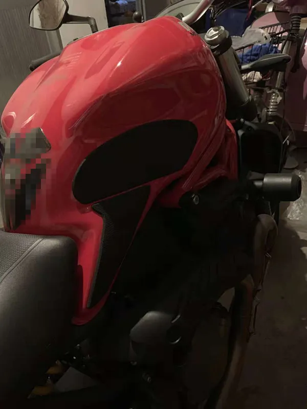 Monster 821 мотоцикл Стикеры s Нескользящие топливного бака Pad Колено стикер на ручку