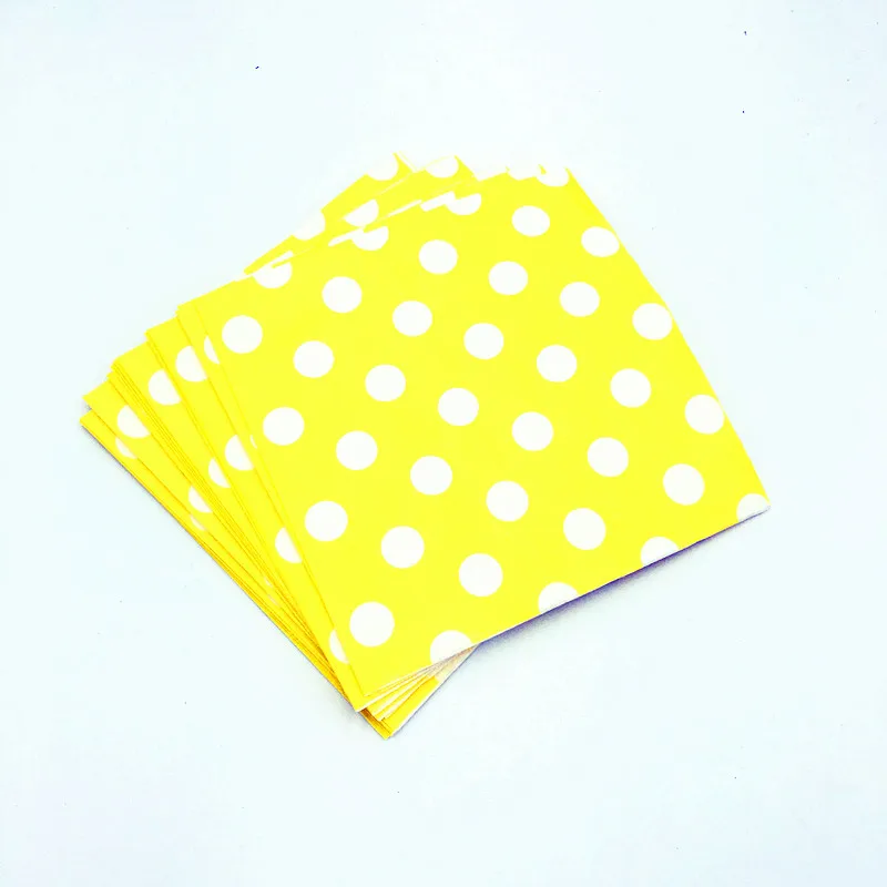 20 шт./лот салфетки в горошек детские принадлежности для дня рождения горошек|party