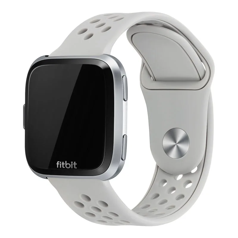 5 Спортивный ремешок для Fitbit versa, ремешок из мягкого силикона, сменный ремешок для Fitbit, ремешок для часов 61001 - Цвет ремешка: 5