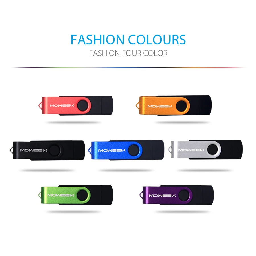 Moweek USB флэш-накопитель 2018 Новый cle usb флеш-накопитель 128 г otg 2 0 смартфон 4/8/16/32/64 ГБ