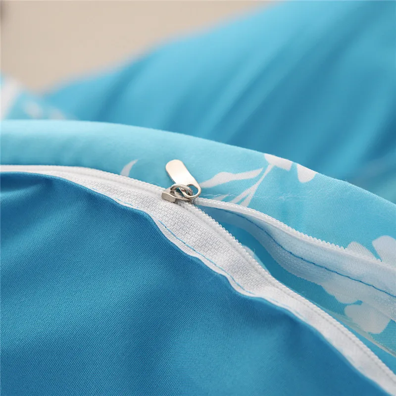 Набор пододеяльников в богемном стиле королевского размера голубое одеяло с