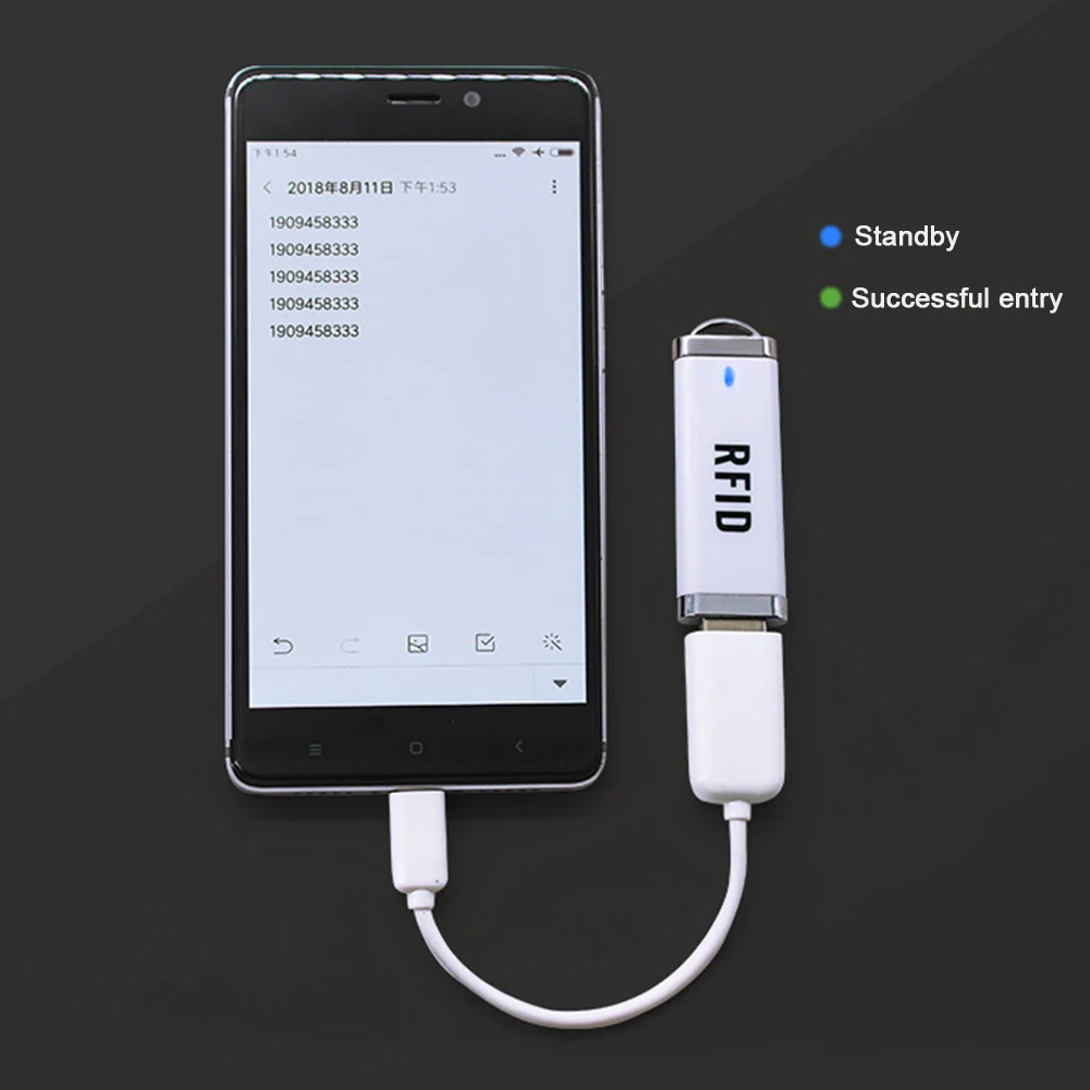 125 кГц датчик приближения идентификационная карта USB RFID считыватель для Android Windows