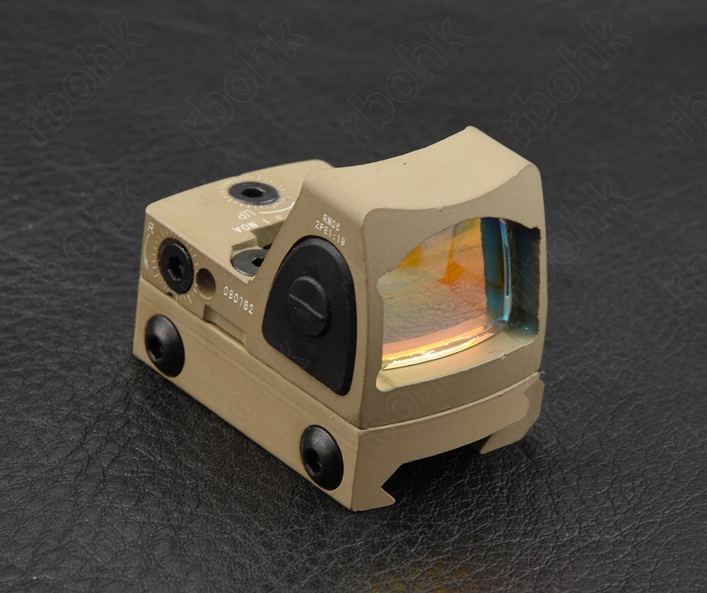 Тактический Мини Коллиматорный прицел от Trijicon Стиль 1x Red Dot Пикатинни и Глок база