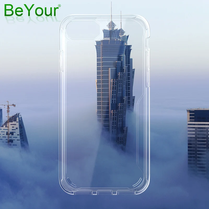 Защитный противоударный чехол для телефона iPhone 8 7 Plus X XS MAX XR прозрачная защитная
