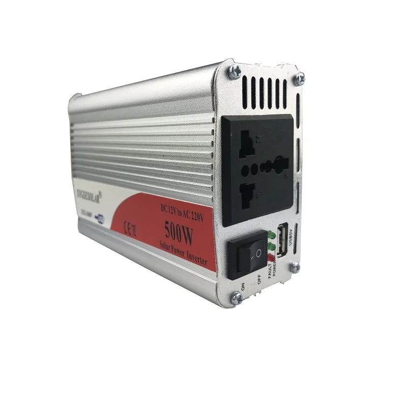 Мини AC DC Мощность Инвертор 24 В до 220 500 Вт автомобиля инвертор модифицированный
