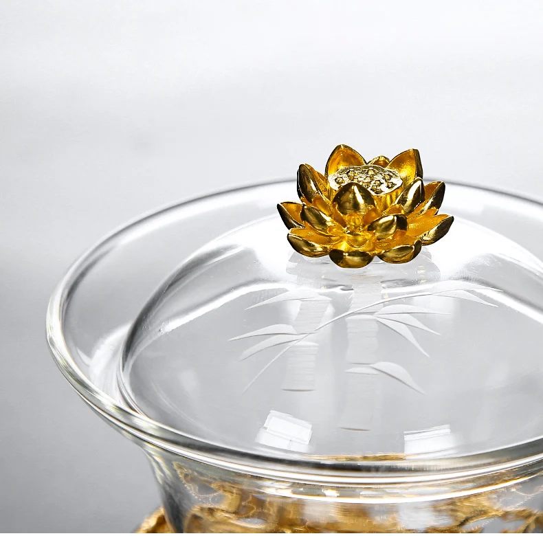 TANGPIN Термостойкое стекло gaiwan teacup кунг-фу чайный сервиз набор 150 мл