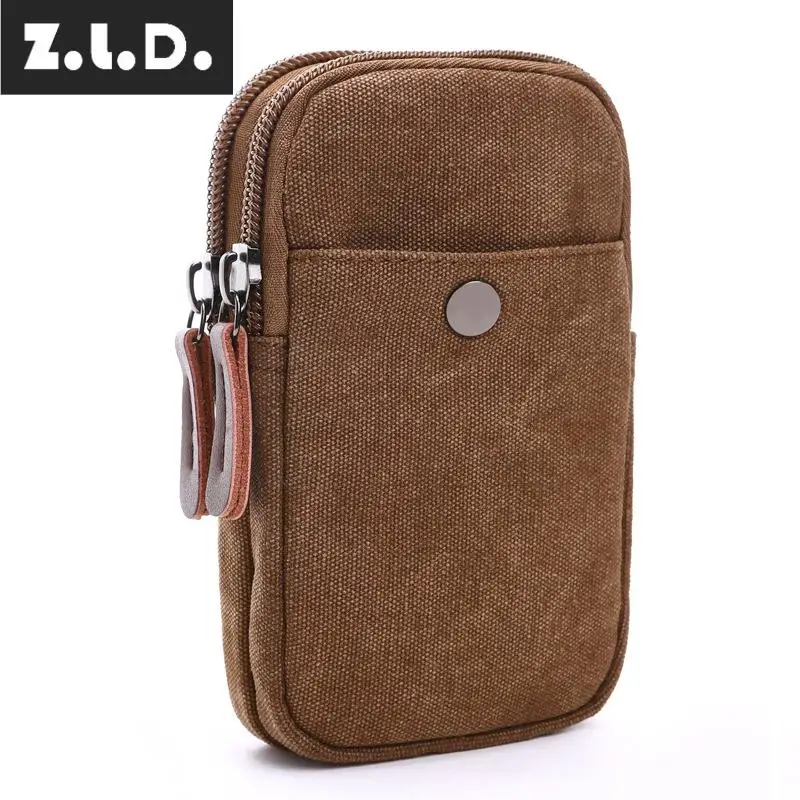 Z.l. D. Мужская и женская модная Холщовая Сумка для отдыха, мужской кошелек, сумка для телефона, многоцветная дополнительная парусиновая сумка, кошелек для монет Bolso
