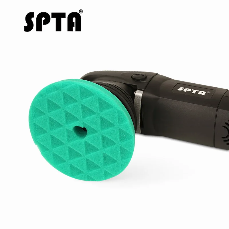 SPTA полировальная губка, используется для " полировщика, домашний DIY полировальный Поролоновый коврик 6" 150 мм, крюк и петля, самоклеющаяся Полировочная губка, диск