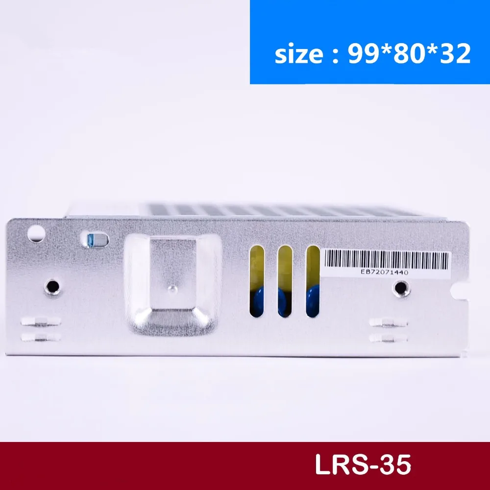 Источник питания MEANWELL LRS 35 5 в 12 В 24 48 meanwell Вт с одним выходом импульсный источник