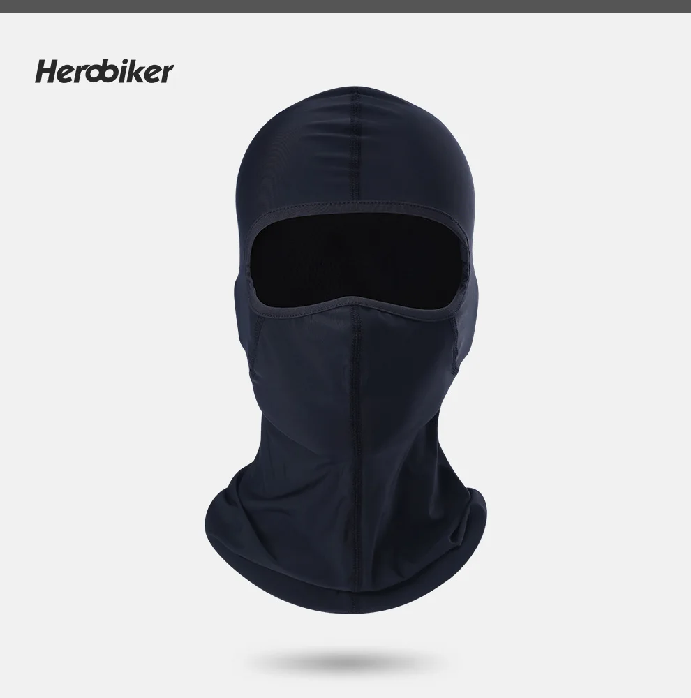 HEROBIKER мотоциклетная маска Балаклава маска для лица мото маска летний Тактический шлем Лыжный Велоспорт мотоциклетная Маска Тушь мото