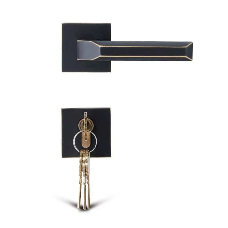 1 комплект латунный замок для межкомнатной двери в американском стиле |