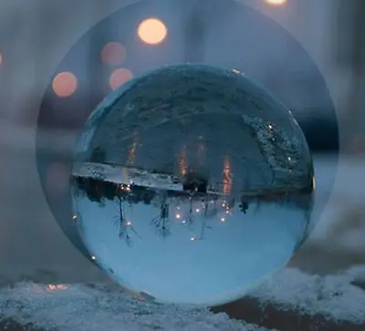 Прозрачный хрустальный магический шар Азиатский натуральный кварц Чистый