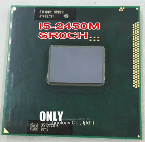 Процессор INTEL CPU I5-2450M SR0CH I5 2450M SROCH 2,5G/3M HM65 HM67 100% новый и оригинальный