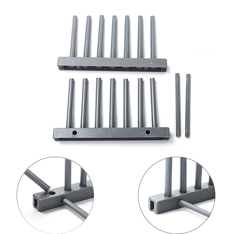 1 Набор кухонный органайзер пластиковый стеллаж для хранения крышек