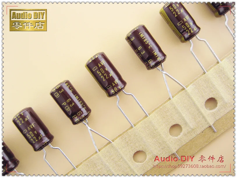 

NIPPON 30PCS/50PCS Japan chemical AVF series 22uF/50V audio electrolytic capacitors (with the origl box packaging) free shipping