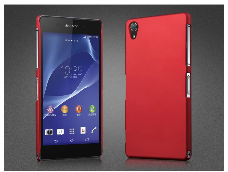 Гладкий матовый прорезиненный Твердый переплет чехол для sony Xperia Z(Сони Иксперия З) Z1 Z2 Z3 Z5 компактный M2 M4 M5 E5 XP XA X Производительность C5 C4 E3 L1 XZ1