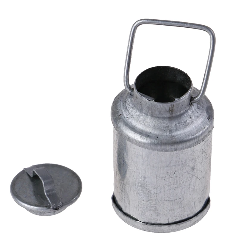 

New 1:12 Doll House Miniature Accessories Farm Metal Milk Can Kettle Pot