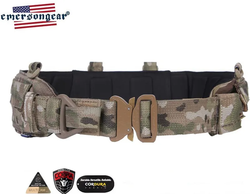 Emersongear Кобра Боевой пояс тактический пояс многофункциональная комбинация molle тяжелая промышленность стрельба армейский ремень вентилятора
