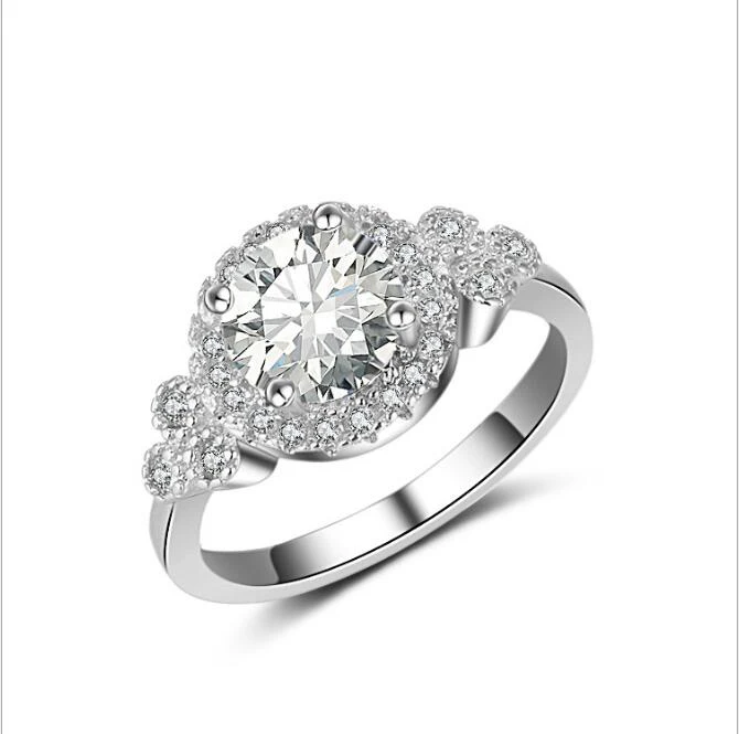 2019 Лидер продаж медные кольца для Для женщин Модный кубический цирконий