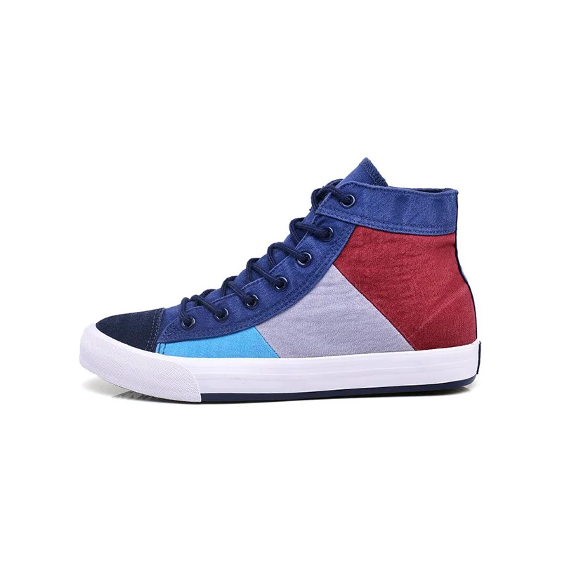 

Mens casual shoes Fashion High Top Men Shoes Canvas Men Casual Shoes For Male Footwear Patchwork 896
