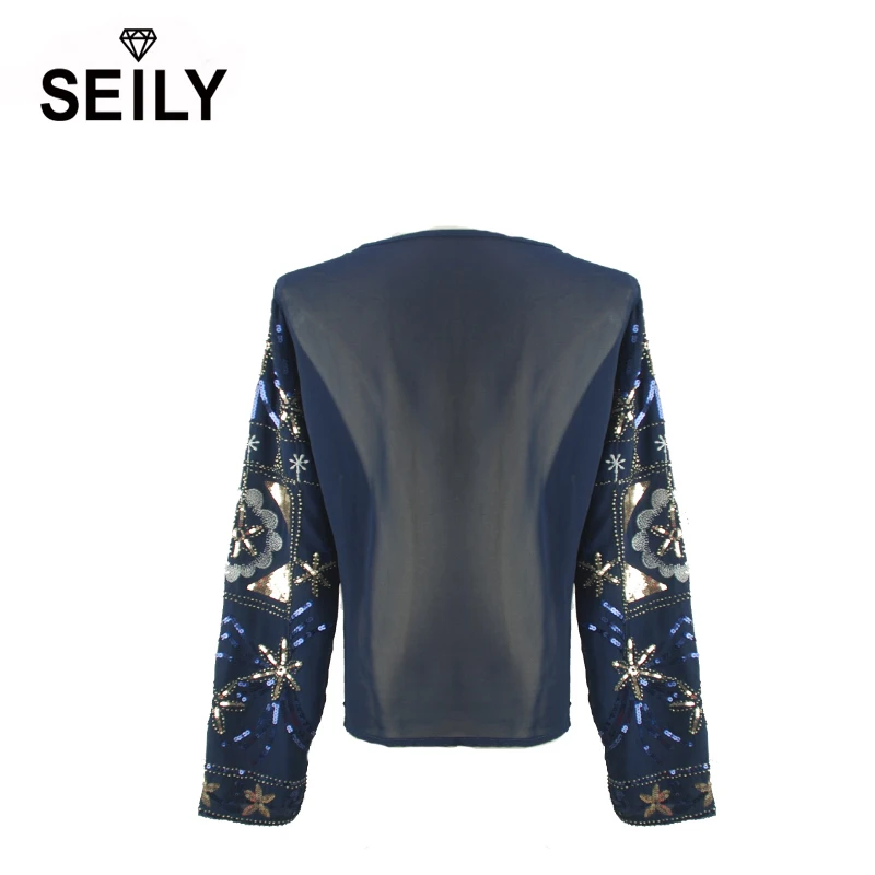 Женская шифоновая блузка с длинным рукавом винтажная рубашка вышивкой
