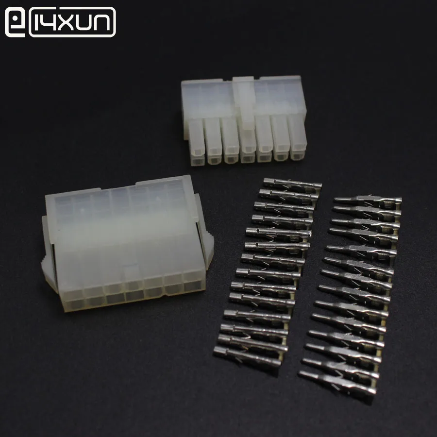 EClyxun 2 комплекта 5557 5559 14P Проводная клемма комплект электрических разъемов 4 мм 2x7P