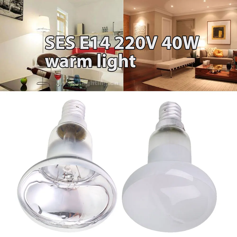 E14 40 W замена лампы накаливания лампа для спальни супер яркий кухонный прожектор Крытый отражатель|Лампы