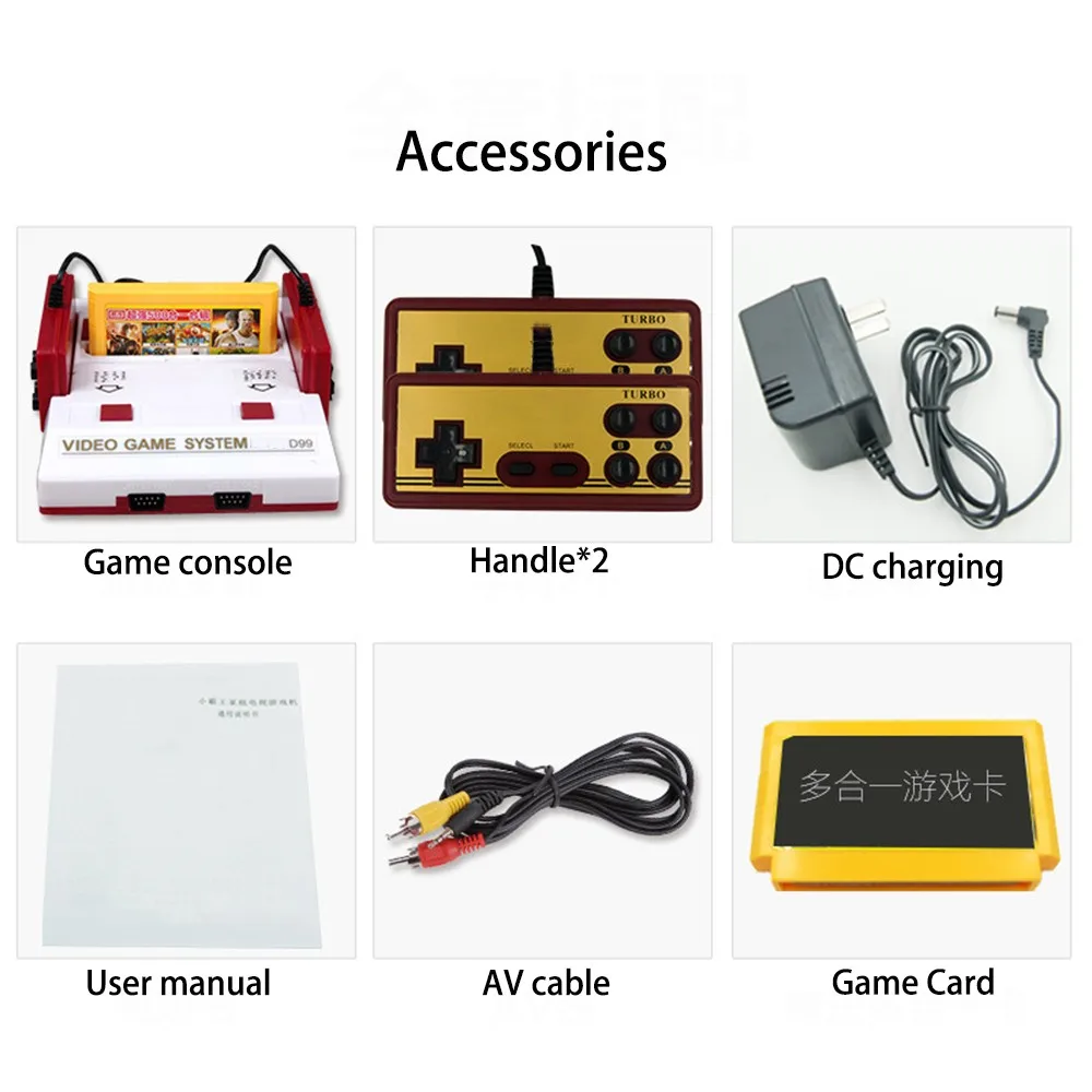 Лидер продаж игровой консоли формате PAL Классическая 8bit Семья ТВ Видеоприставки