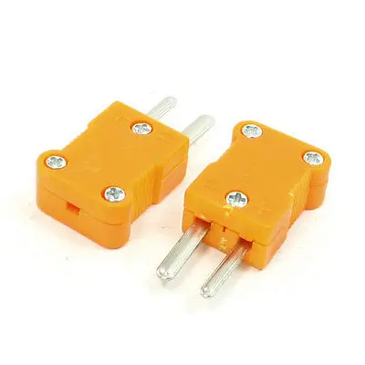 

2 x RTD Circuits K Type Thermocouple Sensor Plugs Adapter