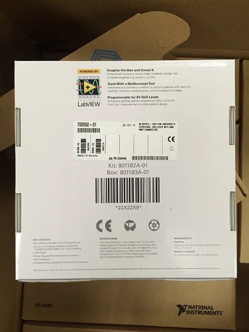 NI myRIO Embedded FPGA Student Design Equipment Lab Suite 1900 MYRIO-1900 782692-01 | Электроника