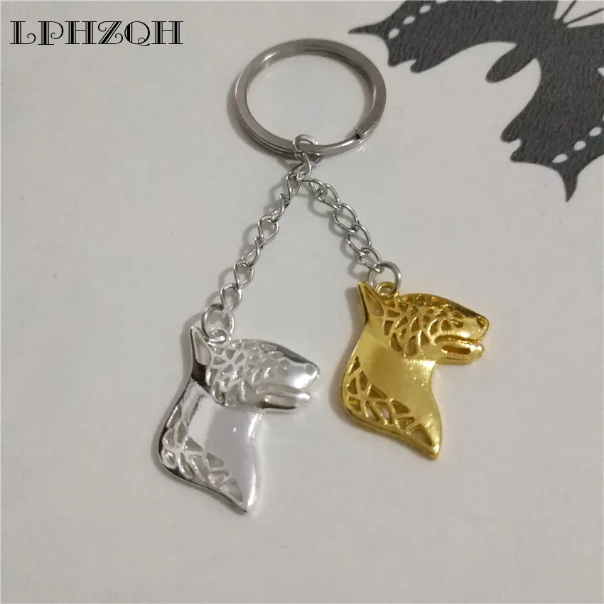 LPHZQH модный английский брелок собака Бультерьера Женская сумочка подвеска