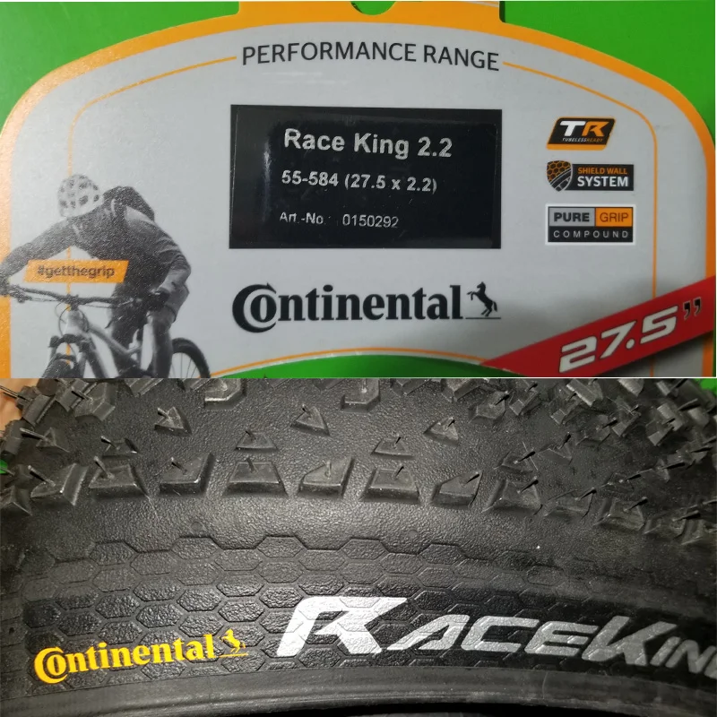 Континентальный 26 27,5 29X2,0 2,2 MTB шины гонки King велосипедные шины анти прокол 180TPI Складные шины бескамерные готовые шины