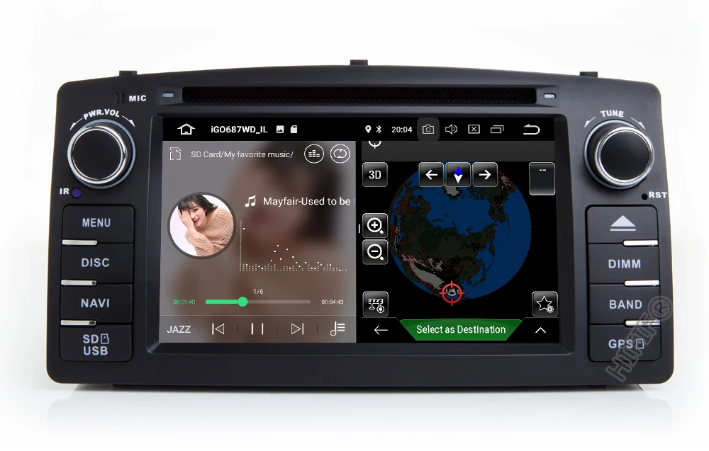 DSP 2 din Android 10 автомобильный dvd мультимедийный плеер gps Авторадио для TOYOTA Corolla E120 e 120 BYD F3 Автомобильный Радио стерео wifi