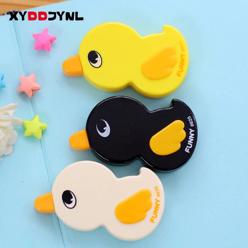 Kawaii утка мультфильм Животные коррекционная лента коррекция жидкости школы и офиса поставка для студентов письмо подарок Papelaria 1 шт