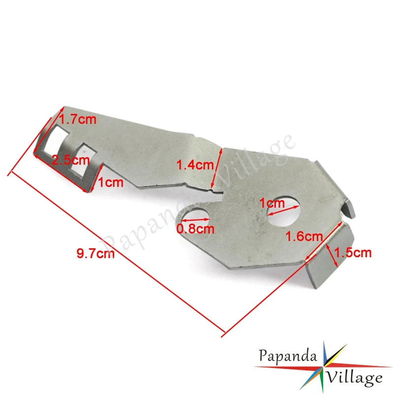 Серебристая стальная мотоциклетная боковая подставка с откидной крышкой для BMW