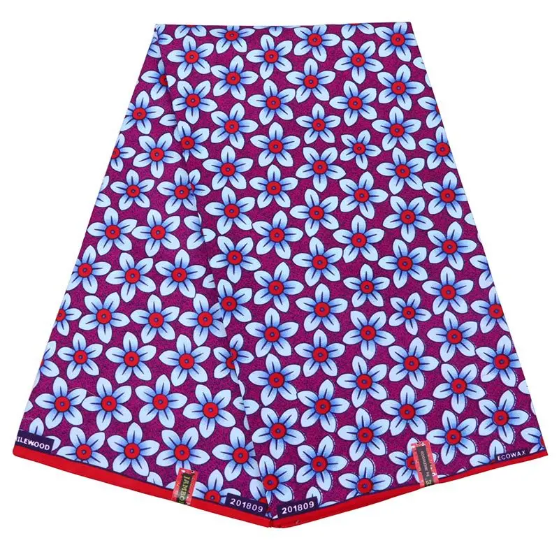 

new Polyester Wax Prints Fabric Ankara new wax High Quality African Fabric for Party Dress