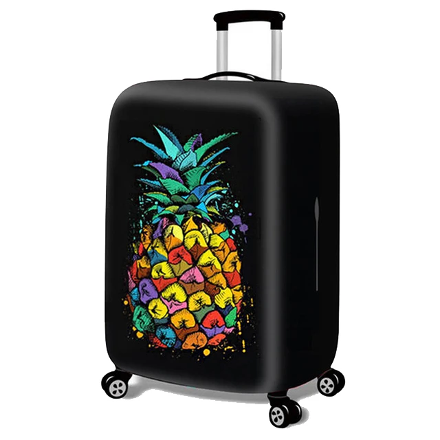 M-Luggage cover HMUNII, толстый дорожный защитный чехол на чемодан для багажника, чехол для 1"-32", Чехол для костюма, совершенно эластичный - Цвет: M-Luggage cover