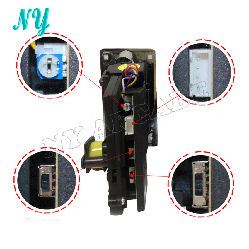 Пластиковая панель Расширенный передний вход CPU монета Селектор акцептор для